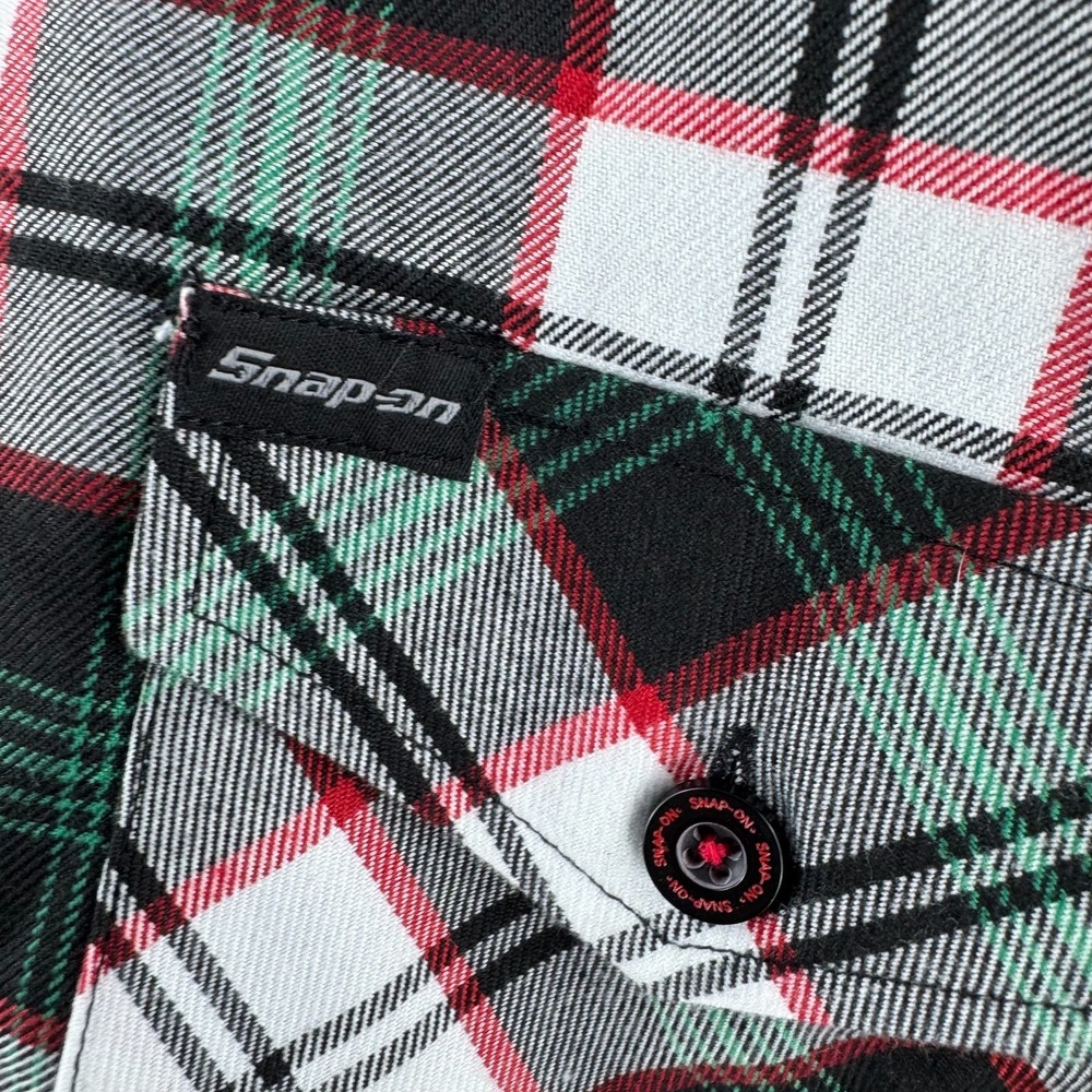 Dixxon Flannel Co Shirt Mens Large Snap On Tools Button Up Long Sleeve Workwear - Picture 3 of 11